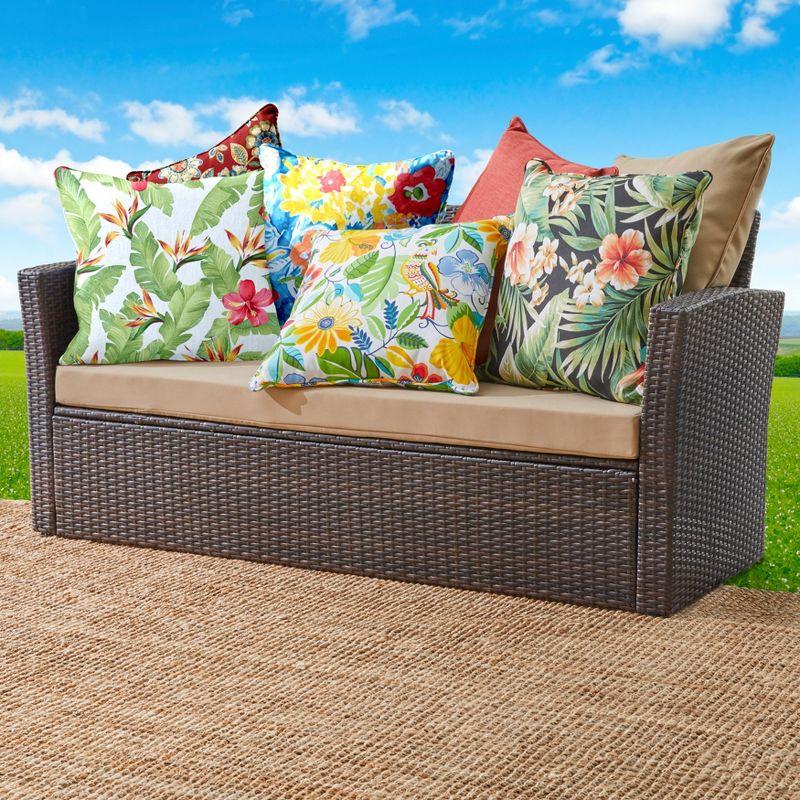 Sunbrella® Indoor/Outdoor Reversible Throw Pillow