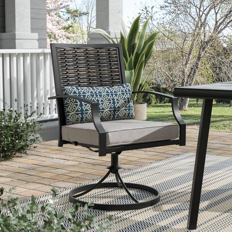 Outdoor Dining Armchair with Cushion