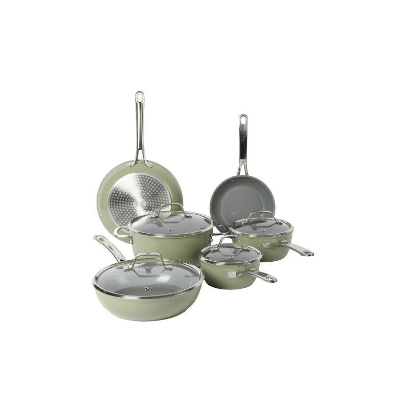 10 - Piece Non-Stick Aluminum Cookware Set