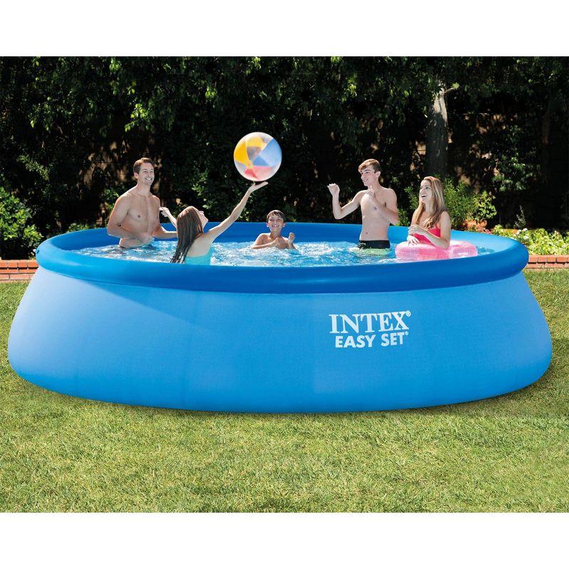 Intex Intex Easy Set Inflatable Kid Swimming Pool with Filter Pump