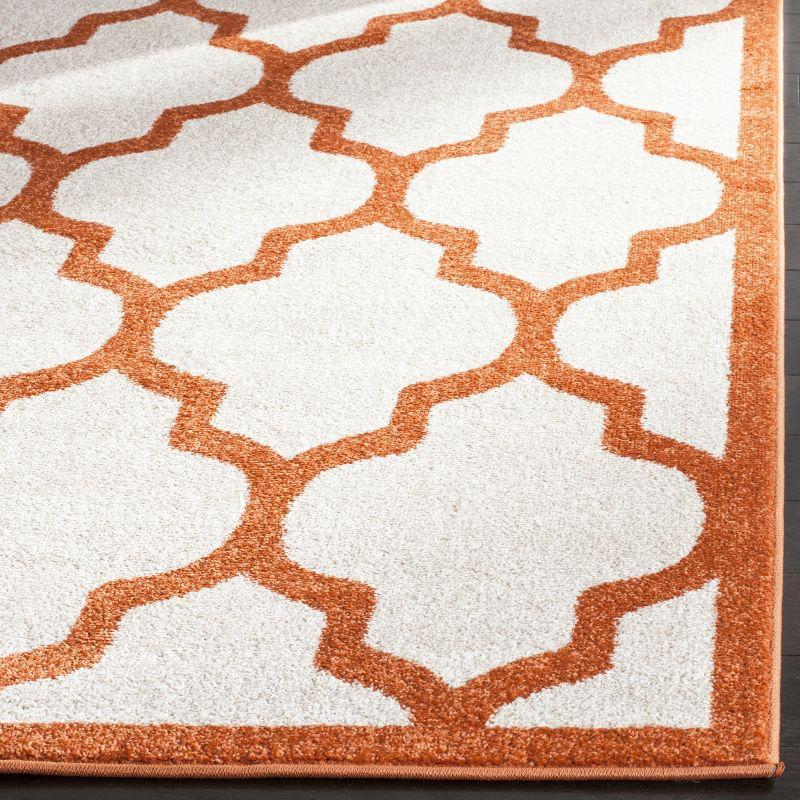 Amherst AMT420 Power Loomed Indoor Area Rug - Beige/Orange - 8'x10' - Safavieh