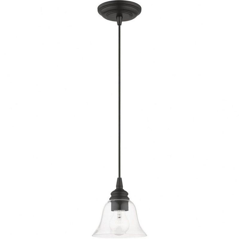 Livex Lighting Moreland 1 - Light Pendant in  Black