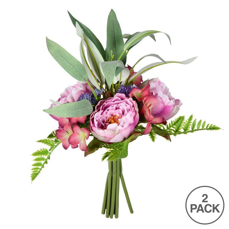 Primrue 14" Artificial Peony Bouquet