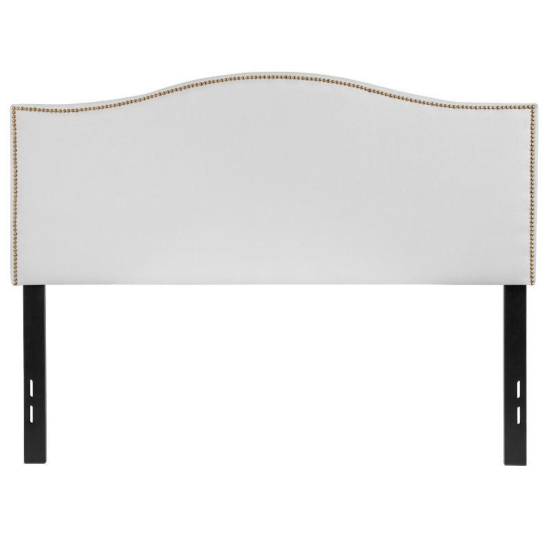 Flash Furniture Lexington Arched Upholstered Headboard with Accent Nail Trim