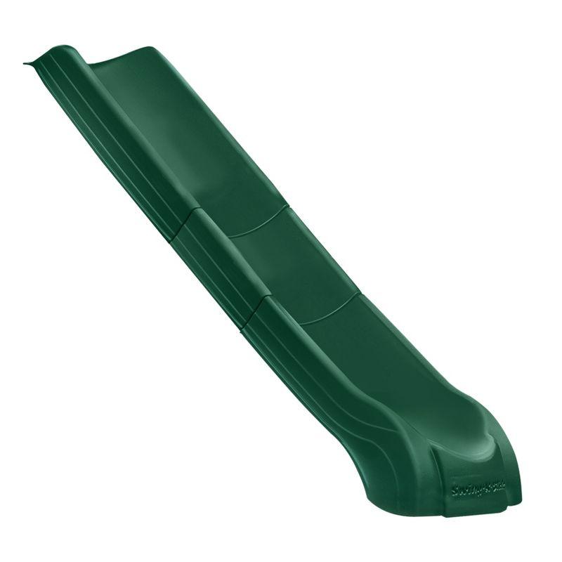 Green 3-Piece Plastic Super Summit Slide for 5-ft Deck