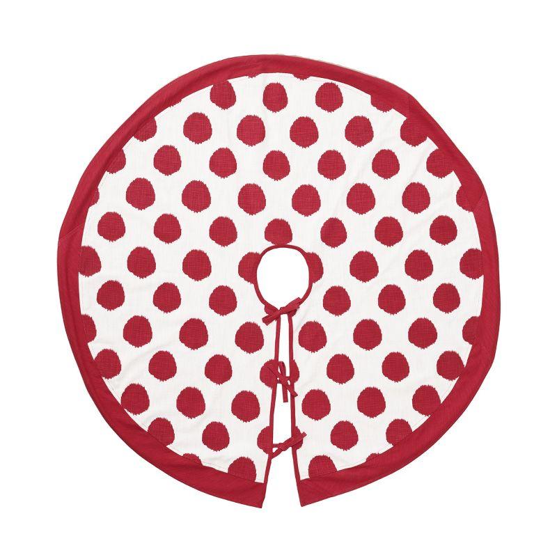 Ruby Dot Tree Skirt