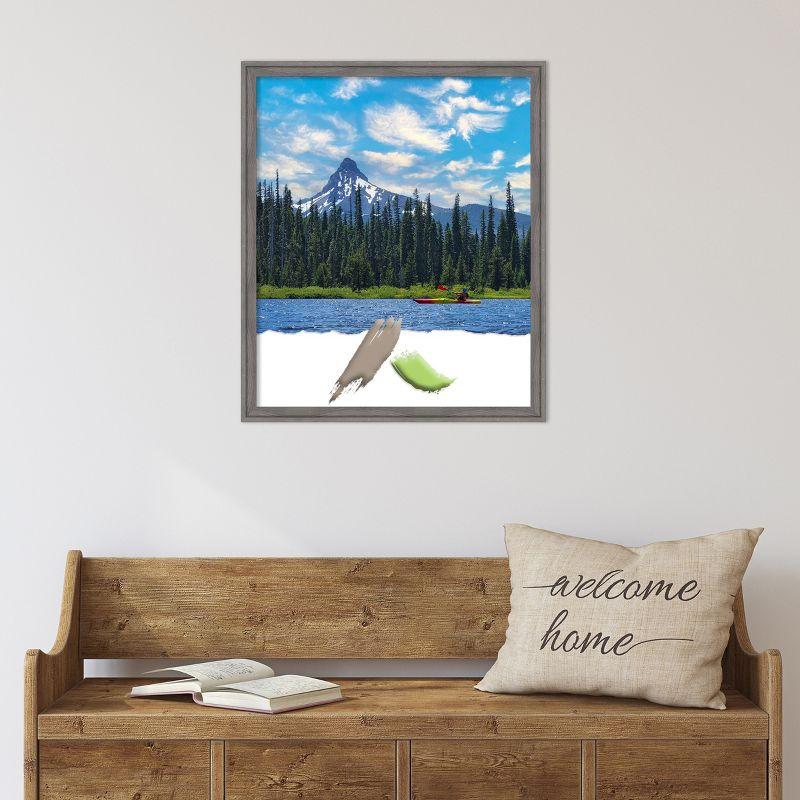 Amanti Art Florence Grey Picture Frame Opening Size 20x24 in.