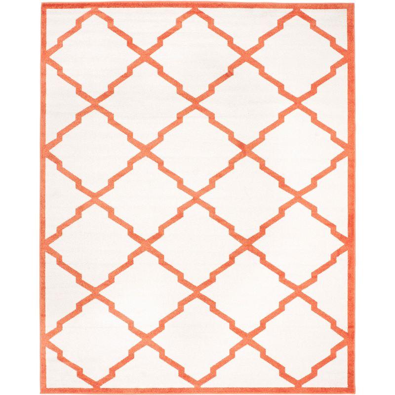 Amherst AMT421 Power Loomed Indoor Area Rug - Beige/Orange - 8'x10' - Safavieh