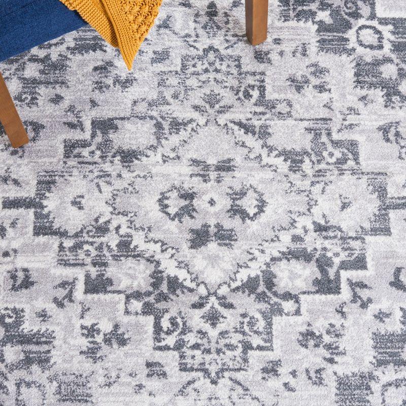 Toscana TOS650 Power Loomed Area Rug - Grey/Ivory - 8'x10' - Safavieh.