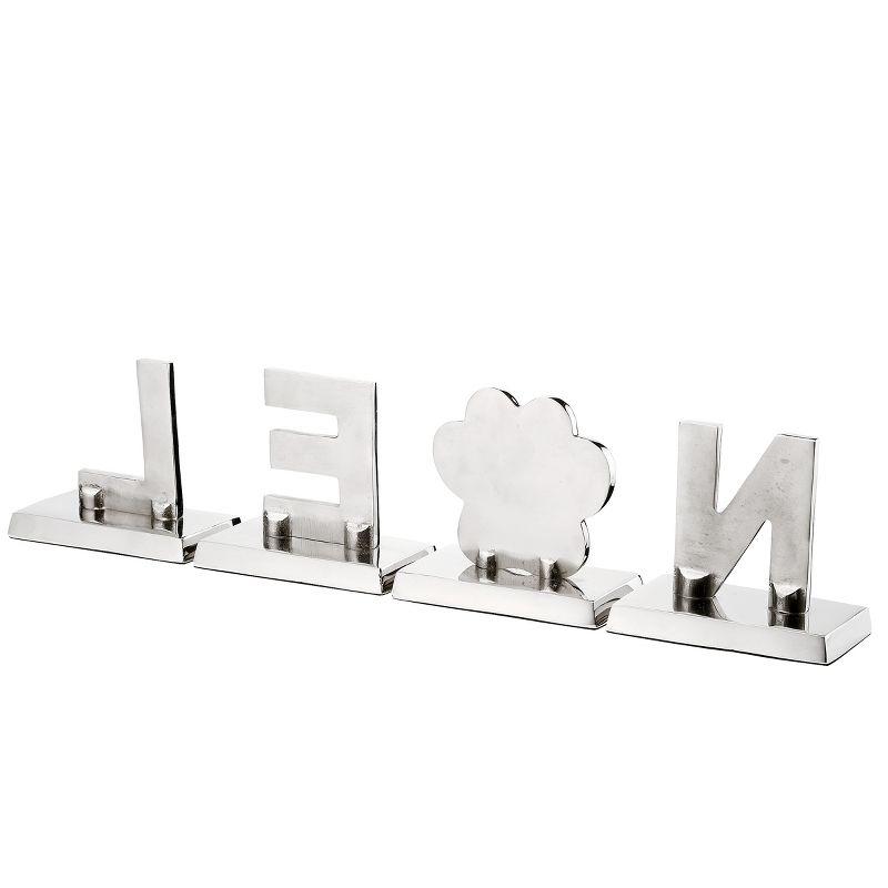4pc 5" Gold Sparkle "NOEL" Stocking Holders - National Tree Company