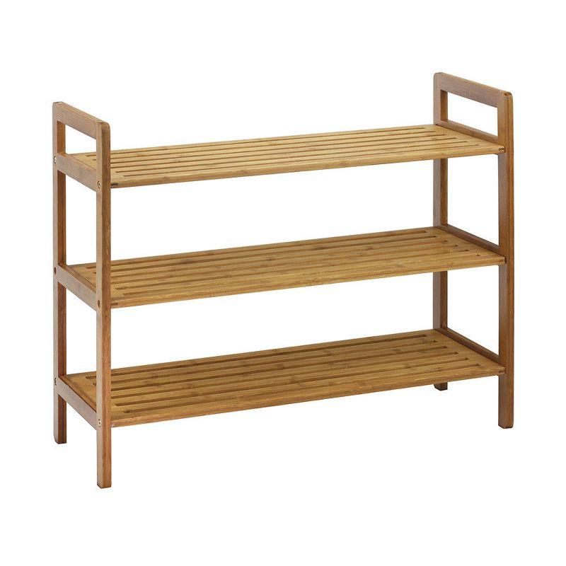 Symple Stuff 12 Pair Stackable Solid Wood Shoe Rack