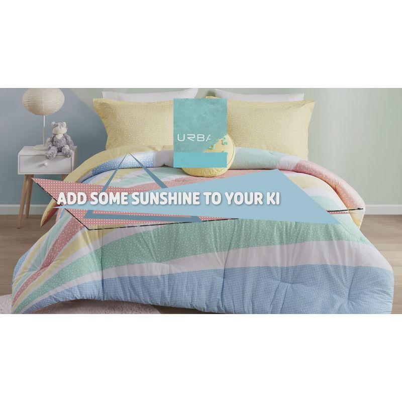 Rory Rainbow Sunburst Reversible Cotton Comforter Set