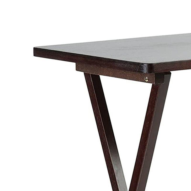 PJ Wood Tray Table (Set of 2)