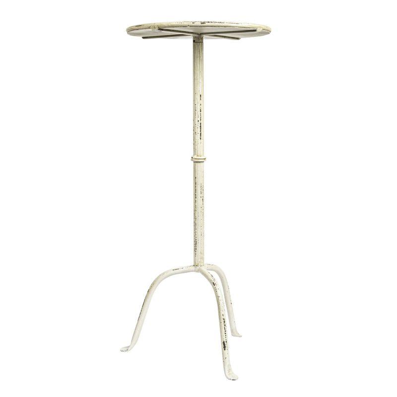 Storied Home Metal Martini Cocktail Accent Table