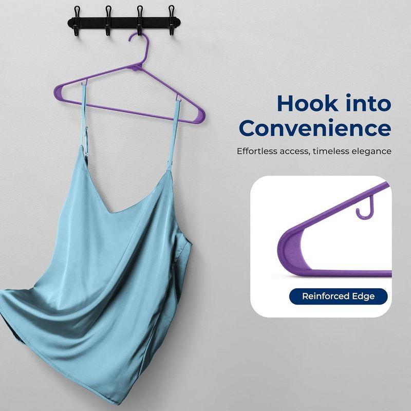 SereneLife Slim Plastic Hangers