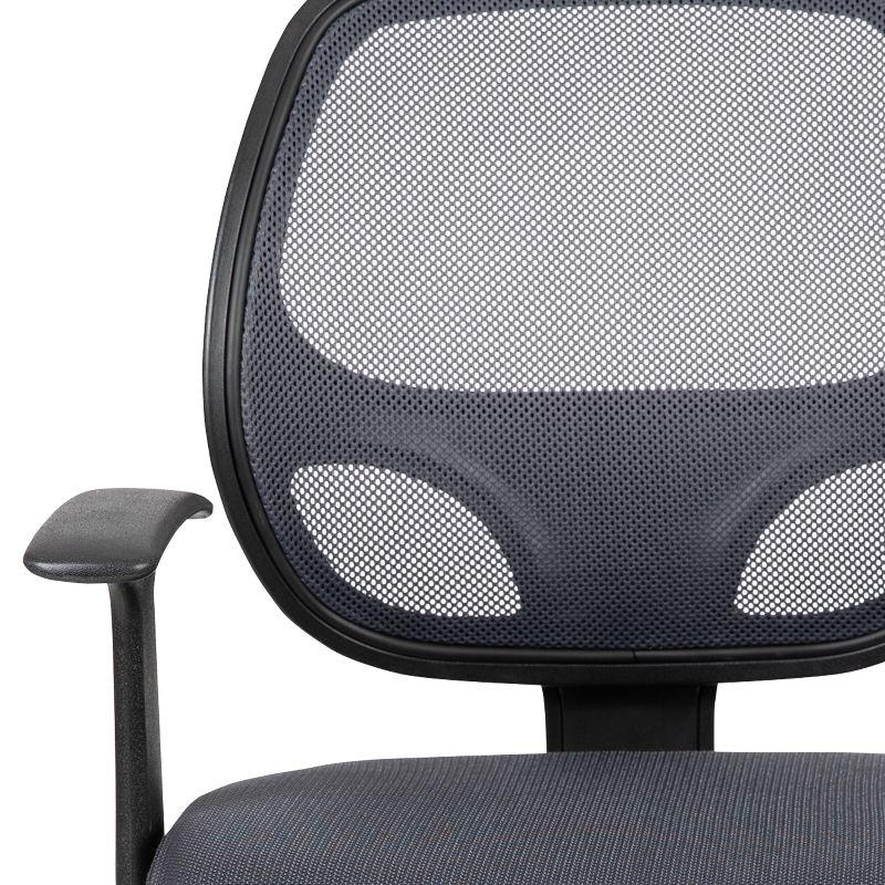 Meridianville Mid-Back Mesh Swivel Ergonomic Task Office Chair - Arms