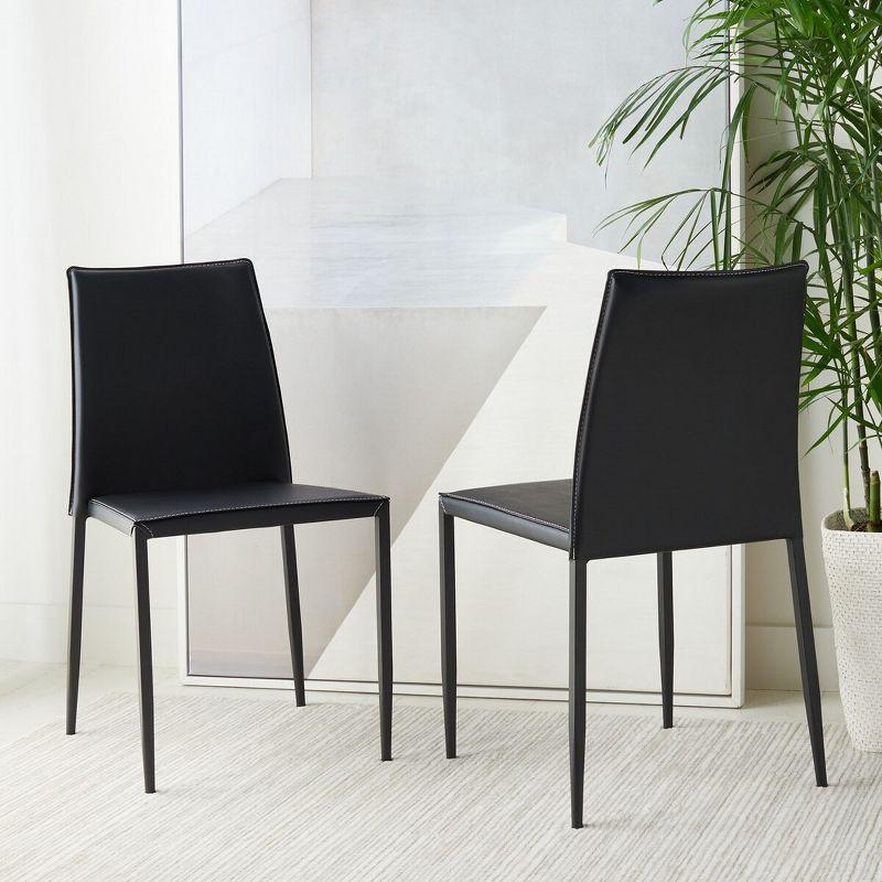 Cason Dining Chair (Set Of 2) - Black - Safavieh