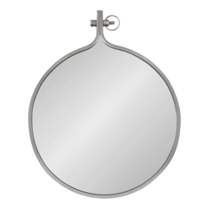 23.5" x 28.5" Yitro Irregular Wall Mirror Silver - Kate & Laurel All Things Decor: Vintage Farmhouse Style, Easy to Hang