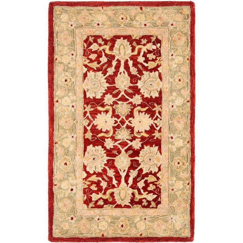 Anatolia AN522 Hand Tufted Indoor Accent Rug - Red/Moss - 2'x3' - Safavieh