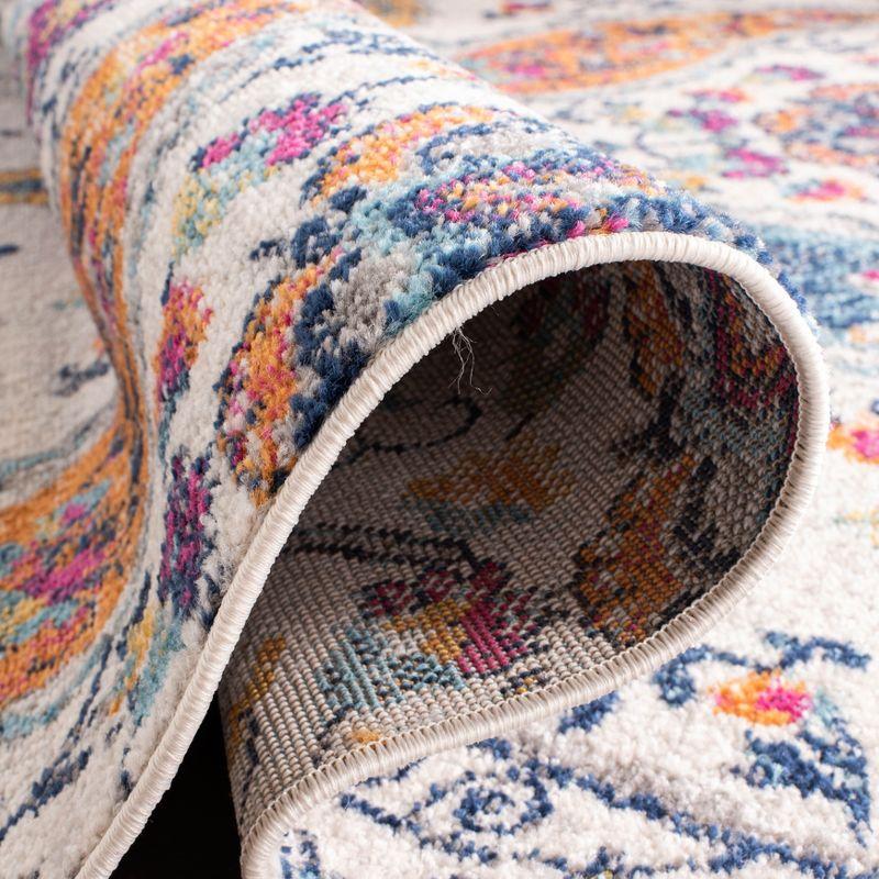 Madison MAD600 Power Loomed Indoor Area Rug - Cream/Multi - 4'x6' - Safavieh