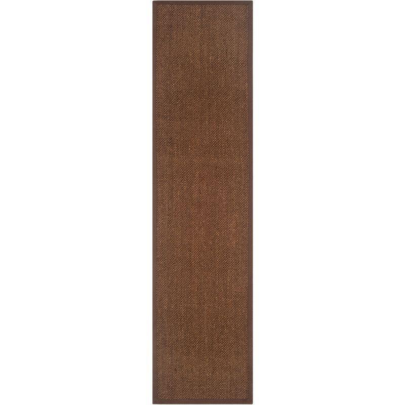 Natural Fiber NF443 Power Loomed Accent Rug - Brown/Brown - 2'x4' - Safavieh.