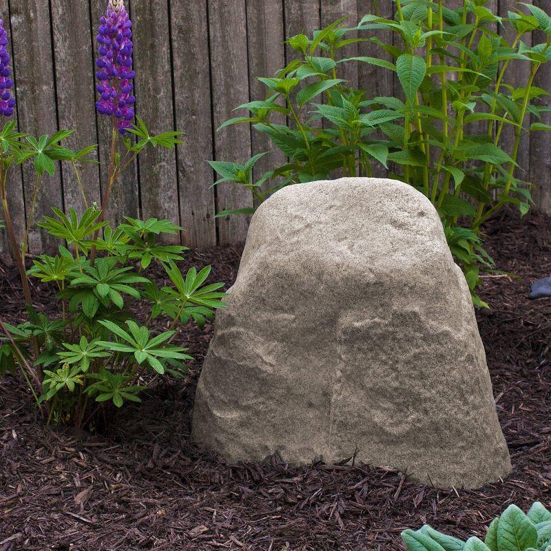 14" Resin Small River Rock Statuary - Sand - Emsco