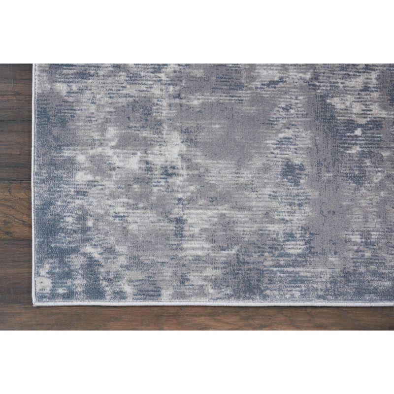 Nourison Rustic Textures Painterly Indoor Rug Grey 3'11" x 5'11"
