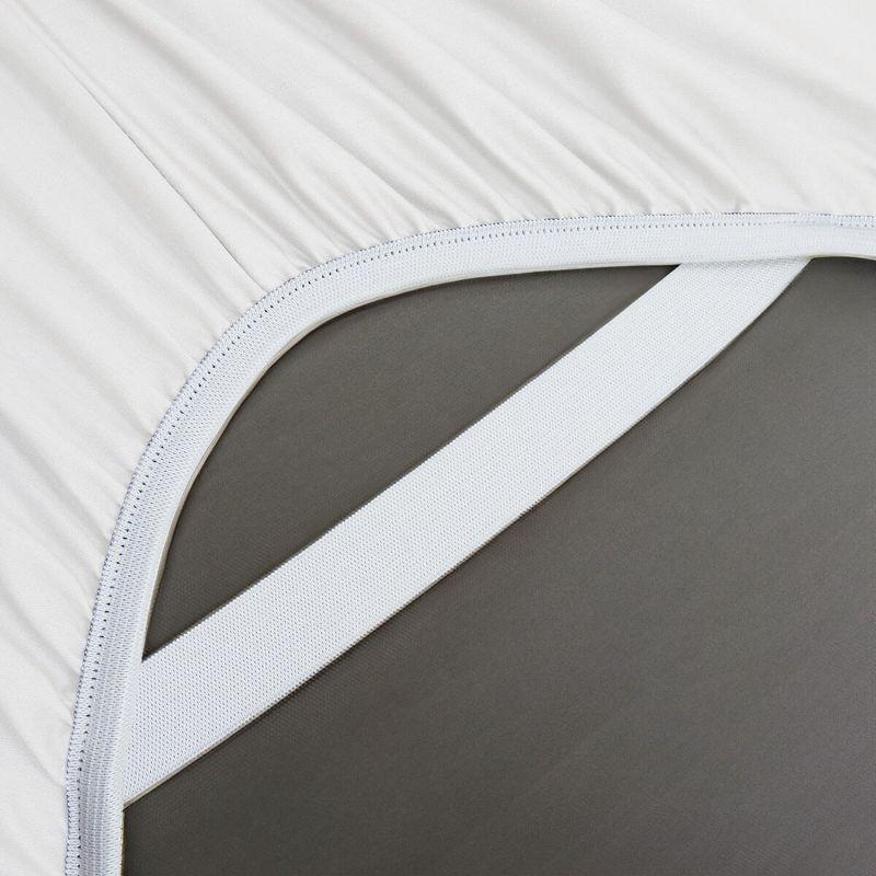 Egyptian Linens Low Profile (7-10 inches ) 100% Cotton Sateen Sheet Set - USA Gray California King