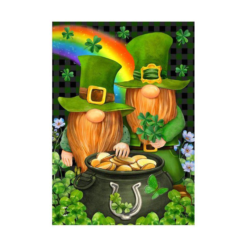 Briarwood Lane Irish Gnomes St. Patrick's Day Garden Flag 12.5" x