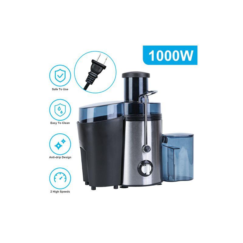 1000W Stainless Steel Centrifugal Juicer with Variable Speed