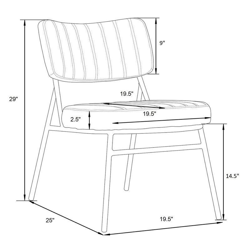 LeisureMod Marilane Velvet Accent Chairs with Cushioned Upholstery - Set of 2 for Living Rooms, Offices, and Lounges, Emerald Green