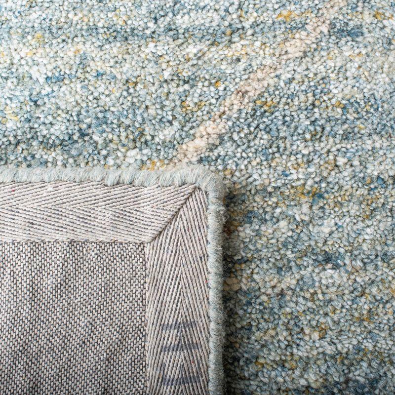 Himalaya HIM423 Handmade Area Rug - 5'x8' - Blue - Safavieh