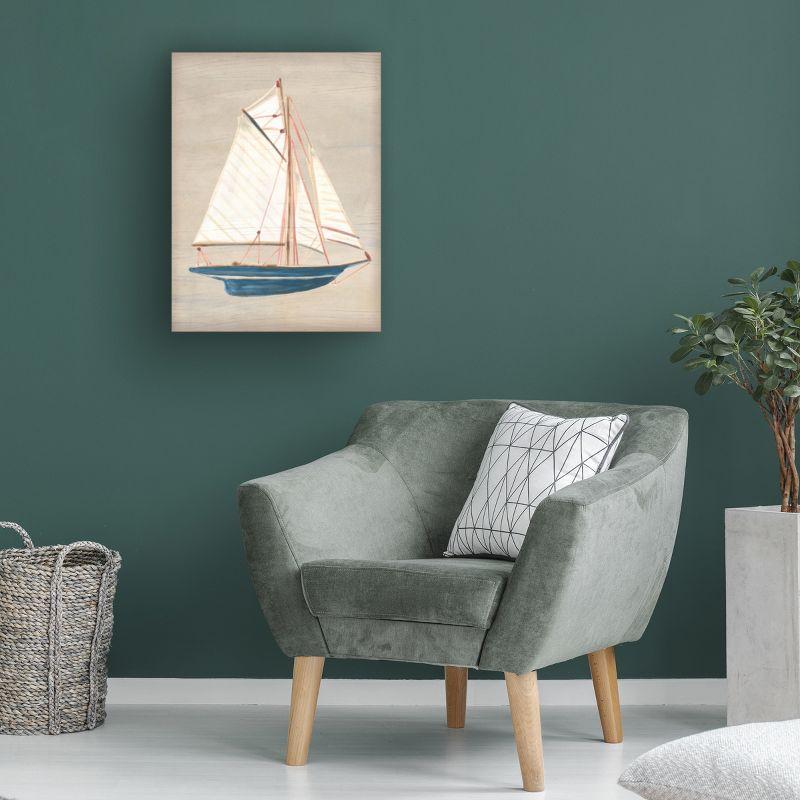 Modern & Contemporary " Driftwood Sailboat II "