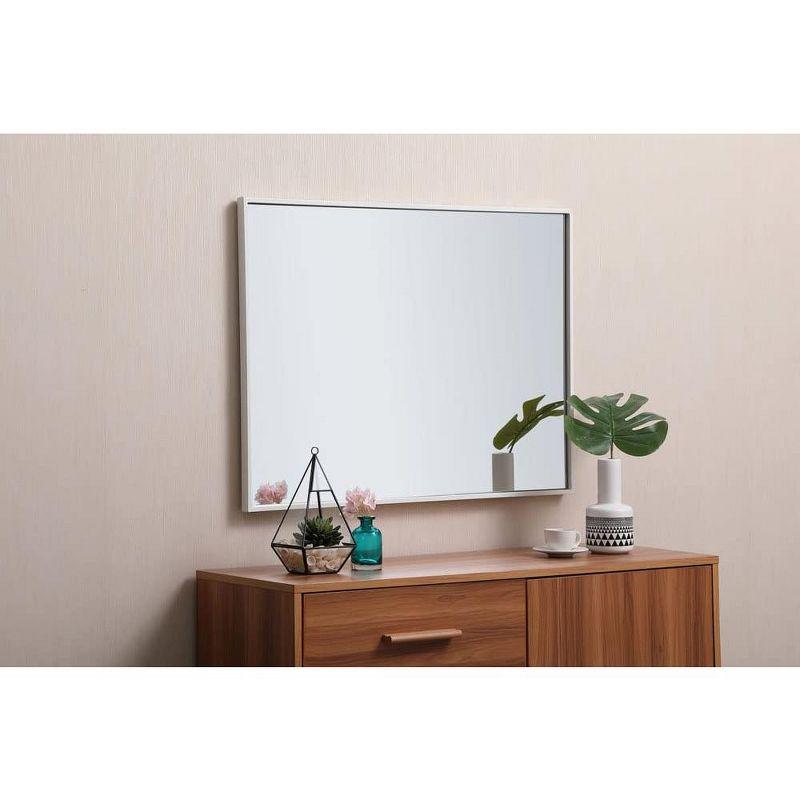 Elegant Lighting Metal frame rectangle mirror 24x 32 inch in Blue