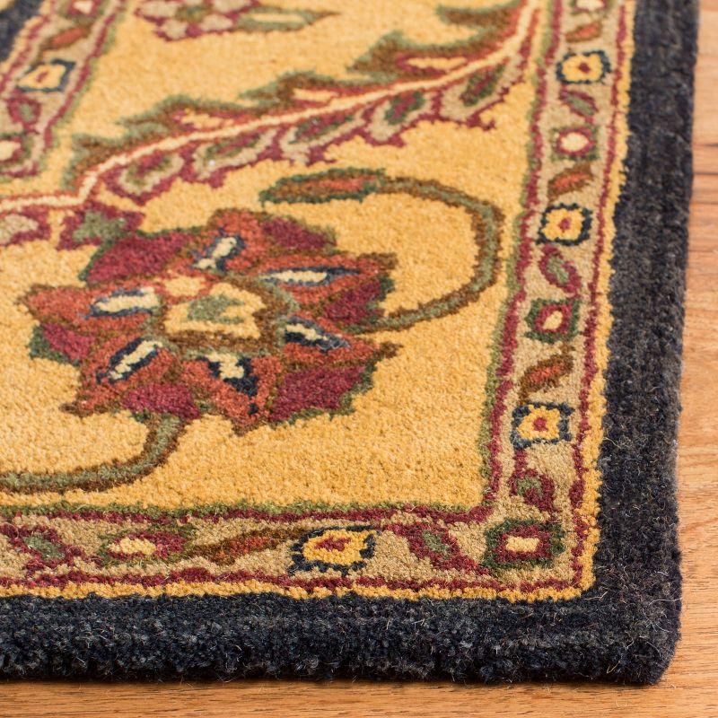 Golden Jaipur GJ250 Hand Tufted Area Rug - Black/Gold - 3'x5' - Safavieh.