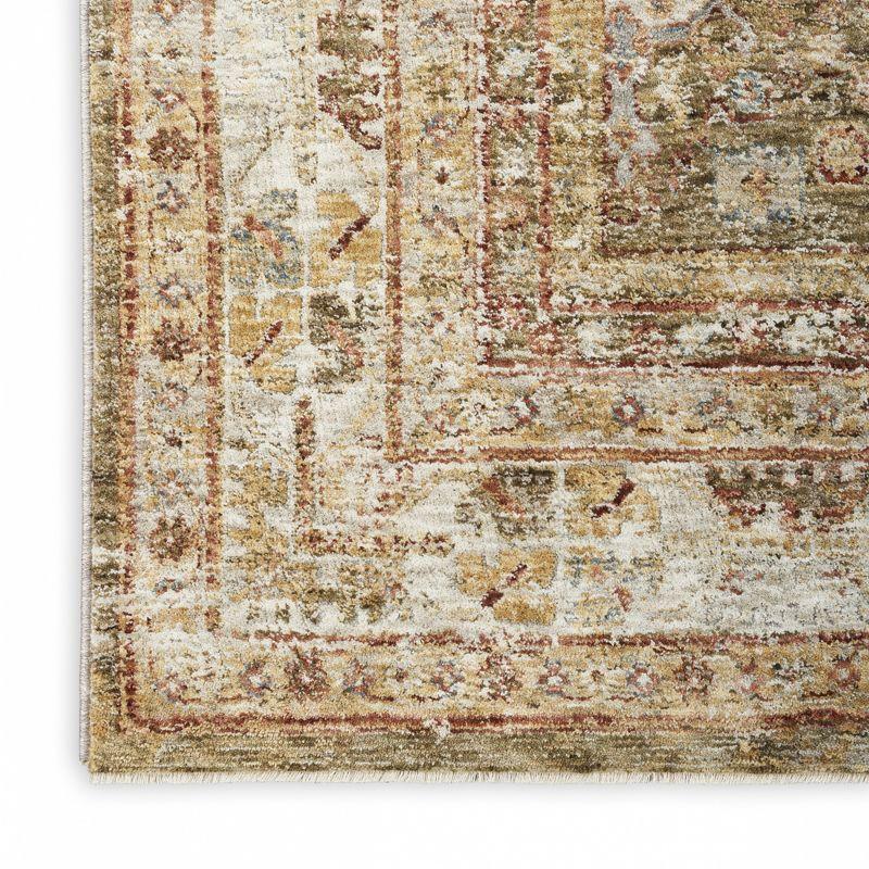 Nourison Petra Oramental Indoor Rug Green 2'3" x 10'2"