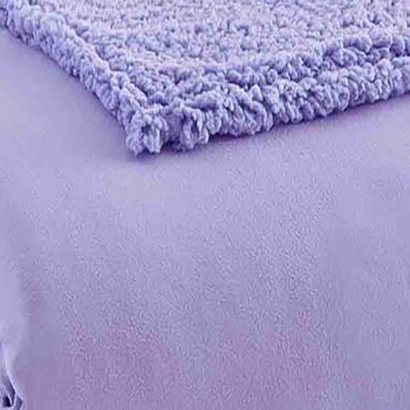 Shavel Micro Flannel High Quality Reversible Solid Patterned Luxuriously Super Soft, Comfortable & Warm High Pile Fleece Blanket