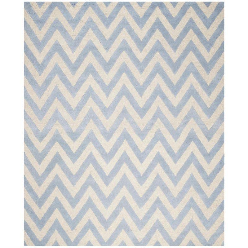 Cambridge CAM139 Tufted Indoor Area Rug - Light Blue/Ivory - 7'6"x9'6" - Safavieh