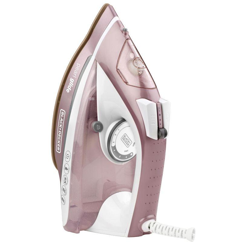 BLACK+DECKER BLACK+DECKER Pearl Iron, IR2398, 50% Smoother Gliding With Pearl-Infused Ceramic Soleplate, Powerful Steam, 8 Foot Cord, Vertical Steam Function