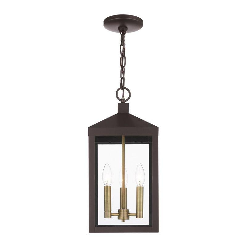 Livex Lighting Nyack 3 - Light Pendant in  Bronze
