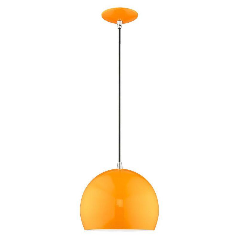 Schultz Single Light Metal Dimmable Pendant