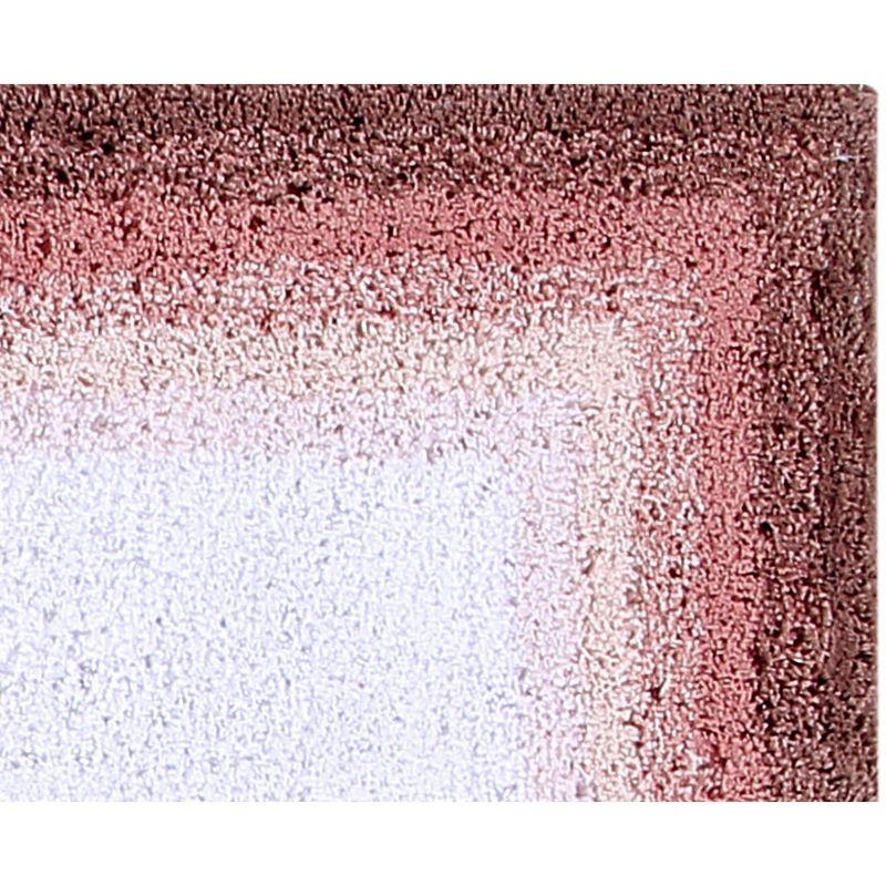 17"x24" Torrent Collection 100% Cotton Bath Rug Rose - Better Trends: Machine Washable, Tufted, Spray Latex Backing
