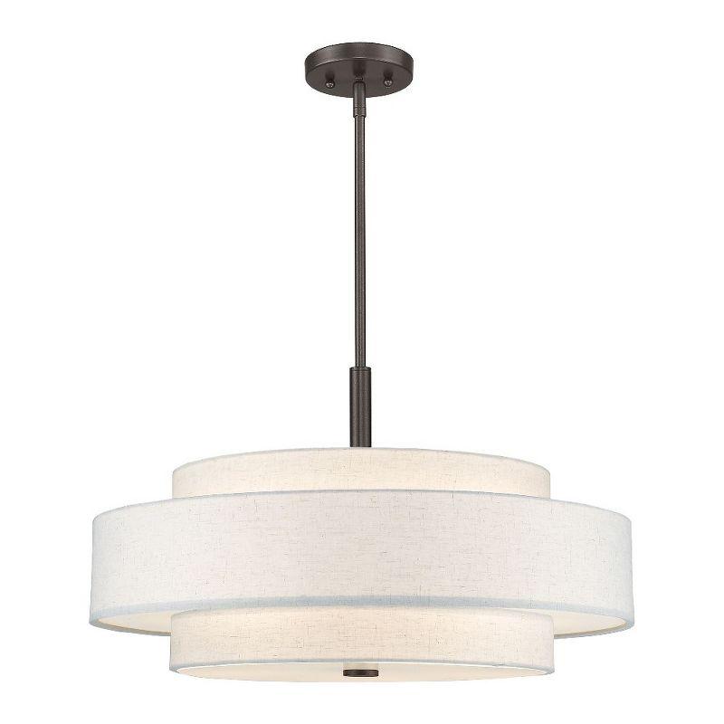 Livex Lighting Monroe 5 - Light Pendant in  English Bronze