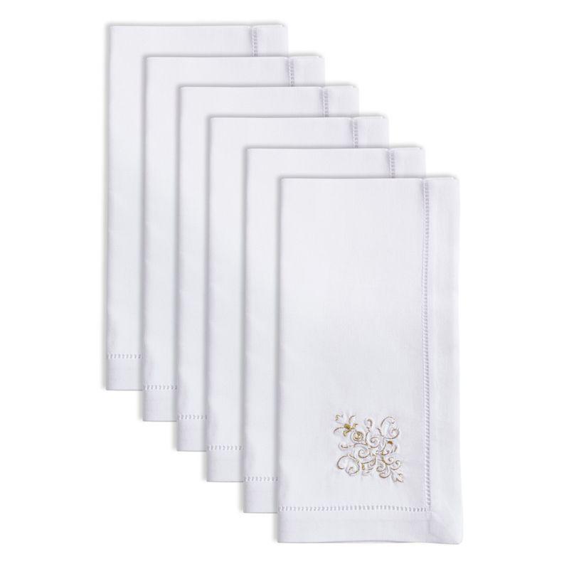 100% Cotton No Pattern Rectangle Napkin (Set of 6)