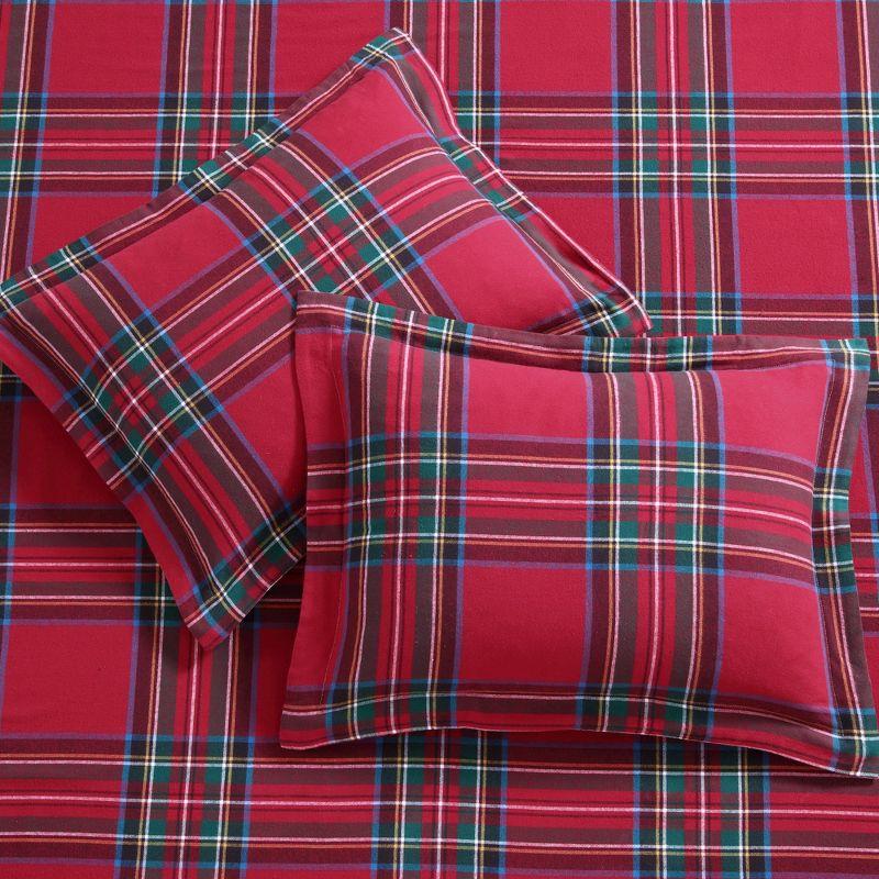 Spencer Plaid Flannel Duvet Cover Set - Levtex Home