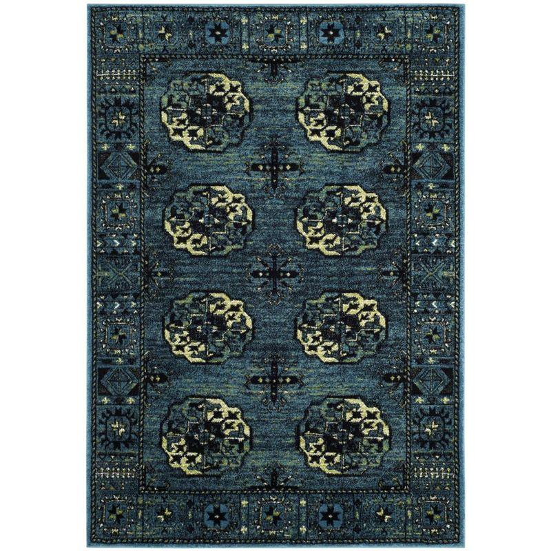 Vintage Hamadan VTH212 Power Loomed Indoor Area Rug - Blue/Multi - 5'3"x7'6" - Safavieh