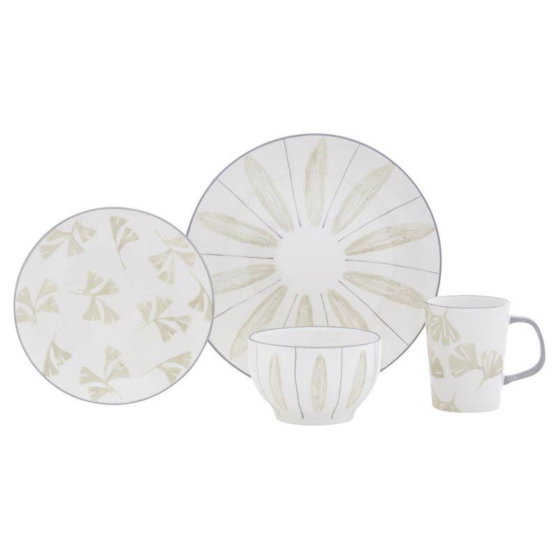 Baum Vaughn 16 Piece Stoneware Dinnerware Set - Service for 4