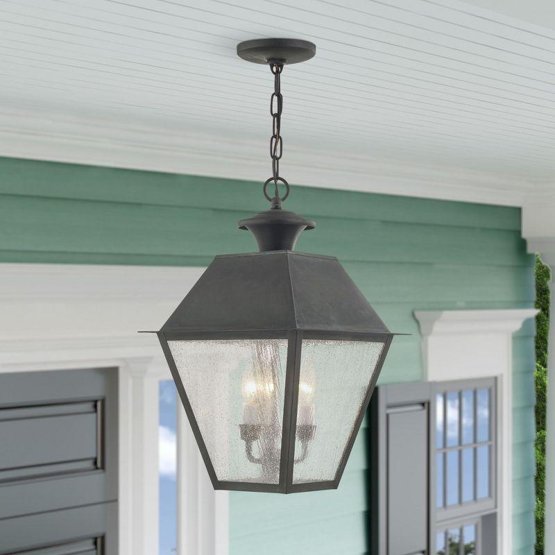 Livex Lighting Mansfield 3 - Light Pendant in  Charcoal