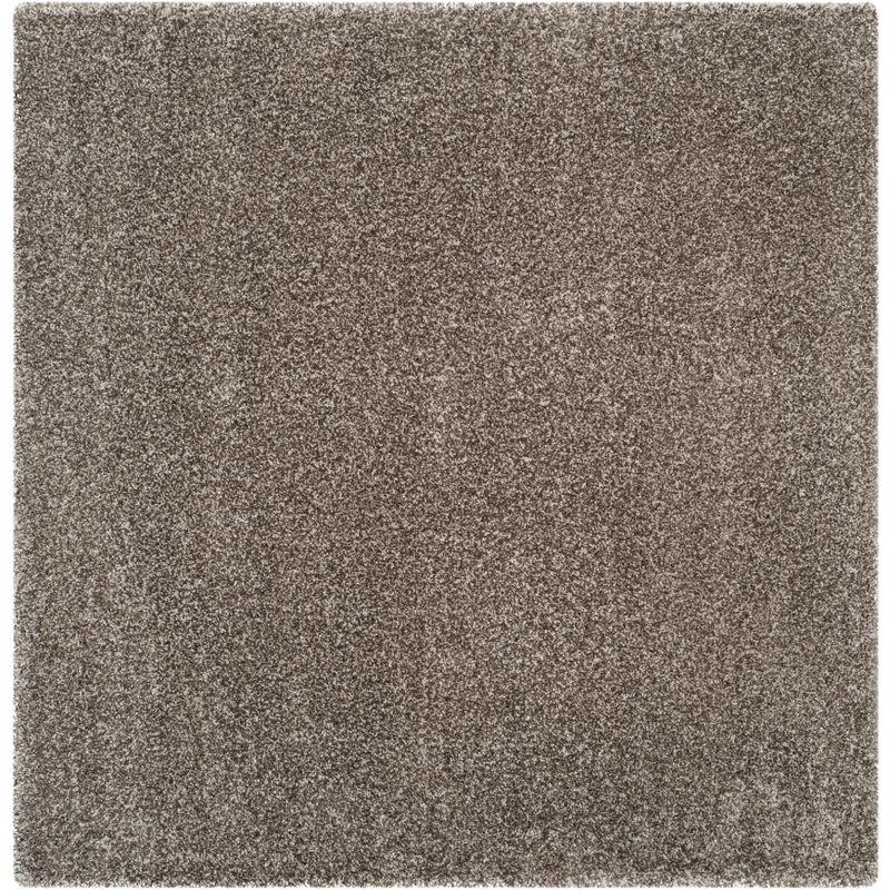 Milan Shag SG180 Power Loomed Indoor Area Rug - Grey - 7'x7' - Safavieh