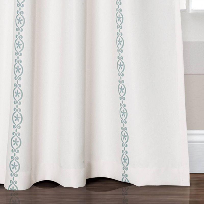 Lush Decor Bremond Polyester Room Darkening Curtain Pair (Set of 2)